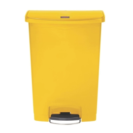 Commercial Step On Bin | Front Pedal Waste Container | 90L Capacity | Rubbermaid Slim Jim CW593