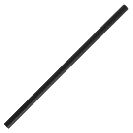 Compostable Paper Cocktail Stirrer Straws | Eco-Friendly Drink Stirrers | Black 250-Pack | Fiesta Green CY080