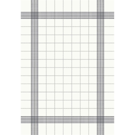 Compostable Towel Napkins | Bistro Napkins | Grey Check 380 x 540mm | Duni CY524