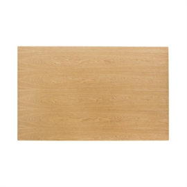 Rectangular Table Top | Pre-drilled Restaurant Table | Natural Ash Veneer | Bolero CY950