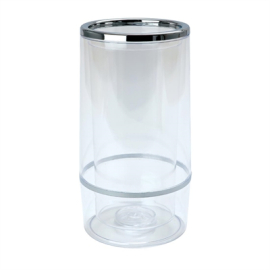 Commercial Plastic Wine Cooler | Clear Ice Bucket | Tabletop Wine Chiller | Beaumont 3506