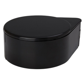 Commercial Glass Rimmer | 3 Tier Cocktail Glass Rimmer | Black Finish | Beaumont 3597