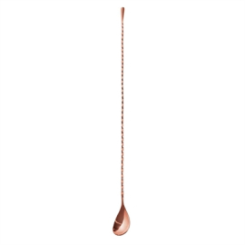 Commercial Bar Spoon | Copper Plated Mixing Spoon | 450mm Length | Beaumont Collinson 3678