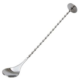 Cocktail Spoon | Bar Mixing Spoon with Masher | Stainless Steel | Beaumont CZ906