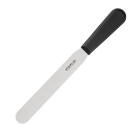 Palette Knife | Straight Blade Kitchen Utensil | 20.5cm Black | Hygiplas D404