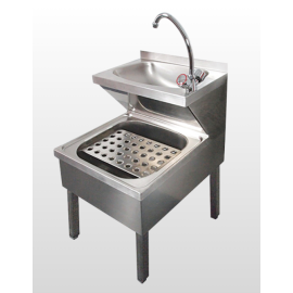 Janitorial Mop Sink | Stainless Steel Cleaner's Sink | Floor Cleaning Station | Basix BGXJTS700