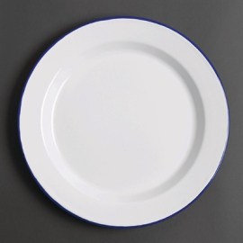 Enamel Dinner Plates | 300mm Tableware | Outdoor Dining | Olympia DC388