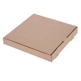Compostable Pizza Boxes | Eco-Friendly Takeaway Packaging | 12 inch Plain | Fiesta DC724
