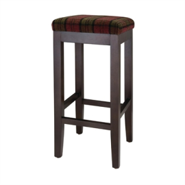 High Stool | Bar Stool | Claret Tartan | Bolero Dale DC825