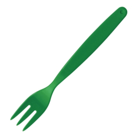 Polycarbonate Fork | Green Plastic Cutlery | Durable Reusable Utensil | Kristallon DL120