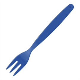 Polycarbonate Fork | Blue Cutlery | Dishwasher Safe | Kristallon DL121