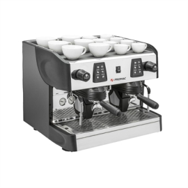 Commercial Espresso Coffee Machine | Compact 2 Group | Green Finish | Grigia DL257