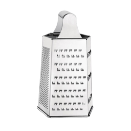 Professional Hand Grater | 6 Way Grater | Stainless Steel Kitchen Tool | Vogue DM022