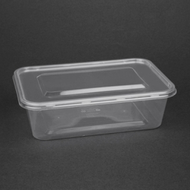 Plastic Microwave Container | Food Storage Container | Medium 500ml | Fiesta DM182