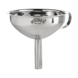 Stainless Steel Strainer Funnel | Wide Mouth Funnel | Commercial Kitchen Tool | Kilner DM257