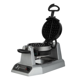 Commercial Double Waffle Maker | Professional Waffle Iron | Stainless Steel | Waring WW200K