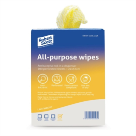 Antibacterial All Purpose Cloth | Cleaning Cloth | Yellow | Jantex DN845