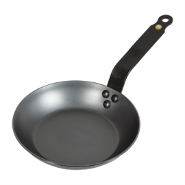 Black Iron Frying Pan | Mineral B Fry Pan | 200mm Diameter | De Buyer DN896