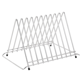 Chopping Board Rack | Heavy Duty Kitchen Organizer | Stainless Steel | Hygiplas DP037