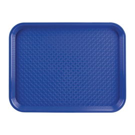 Fast Food Tray | Small Polypropylene Tray | Blue 345mm | Kristallon DP215