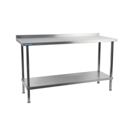 Commercial Stainless Steel Wall Table | Prep Table | 1500mm Length | Holmes DR037