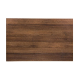 Rectangular Table Top | Pre-drilled Wooden Table Surface | Rustic Oak Finish | Bolero DT442