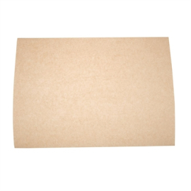 Compostable Greaseproof Paper | Unbleached Eco-Friendly Food Wrap | 380 x 275mm | Vegware DW631