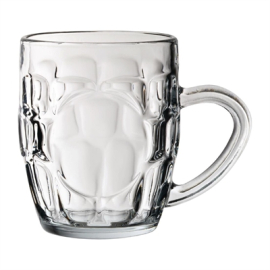 Dimple Panelled Tankards | Beer Glasses | 290ml Capacity | Utopia DY278