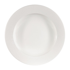 Wide Rim Plate | White Dinner Plate | 305mm | Churchill Isla DY831