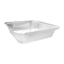 Commercial Foil Containers | Recyclable Deep Food Trays | 2100ml Capacity | Fiesta DZ892