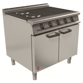 Commercial 4 Hotplate Oven Range | Electric Cooker | 4HP with Convection Oven | Falcon Dominator Plus E3101 OTC