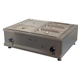 Commercial Wet Heat Bain Marie | Food Warmer | 5 GN Pan Capacity | Easy EBM5