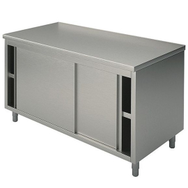 Stainless Steel Floor Cupboard | Commercial Kitchen Storage | 1200x600x850mm | Modena FC1200