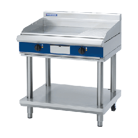 Commercial Electric Griddle | Blue Seal Evolution Griddle | 900mm Width | Leg Stand Model | Blue Seal EP516-LS