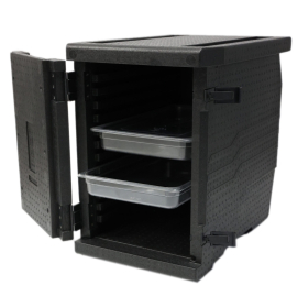 Insulated Food Transport Box | Thermobox | Front Loading GN Pan Carrier | 86 Litre | EPP600