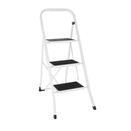 Folding Step Stool | 3-Tread Step Ladder | Portable Climbing Platform | F019