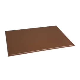 Anti Microbial Chopping Board | Brown High Density Cutting Board | Hygiplas F160