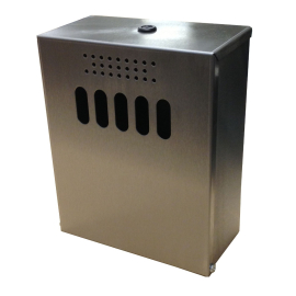 Wall Mounted Ashtray | Outdoor Cigarette Bin | Weather Resistant | Hallco HEWCB