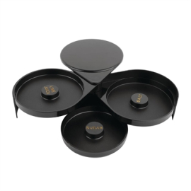 Glass Rimmer | Cocktail Glass Rimmer | Triple Compartment | F978