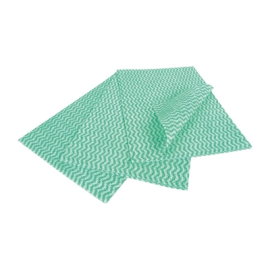 Antibacterial Compostable Cleaning Cloths | Eco-Friendly Wipes | 25 Pack Green | EcoTech FA211