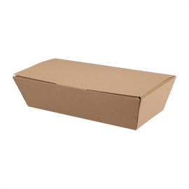 Compostable Kraft Food Boxes | Eco-Friendly Takeaway Containers | 250mm | Colpac FA363