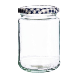 Round Twist Top Jar | Glass Storage Container | 370ml 12-Pack | Kilner FA576