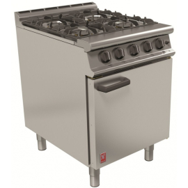 Commercial Four Burner Open Top Range | Gas Cooker | Professional Cooking Station | Falcon Dominator Plus G3161