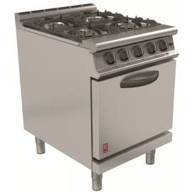 Commercial Gas Range | Four Burner Open Top Range | Natural Gas | Falcon Dominator Plus G3161D