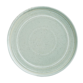 Cavolo Flat Round Plate | Spring Green Tableware | 220mm | Pack of 6 | Olympia FB563
