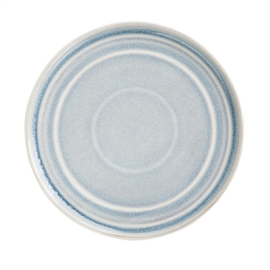 Cavolo Flat Round Plate | Ice Blue Dinner Plate | 220mm Tableware | Olympia FB568