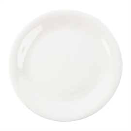 Embossed Coupe Plate | Royal Bone China Plate | 225mm Dining Plate | Ascot FB643
