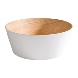 Wooden Bowl | Frida Bowl | 450ml Capacity | Wood & White | APS FB822