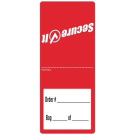 Tamper-Resistant Food Packaging Labels | Removable Food Labels | 2 Rolls 500 Total | SecureIt FC214