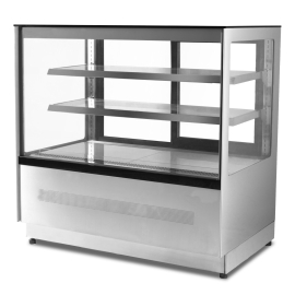 BestFrost Refrigerated Flat Glass Cake Display 1505mm FCD150
